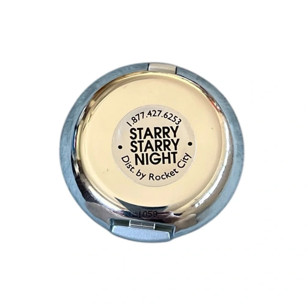 SALE VTG Y2K Rocket City Cosmetics Mini Shimmer Powder Swirl Starry Starry Night